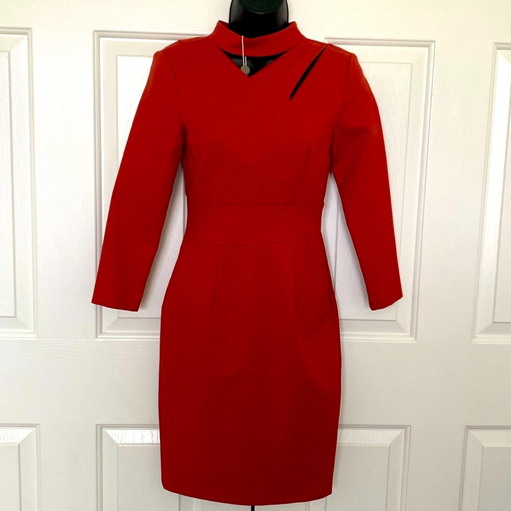 Raoul Long Sleeve Bodycon Med Length Dress Size XS